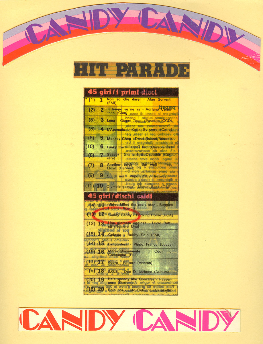 Candy Candy al 12° posto della Hit Parade