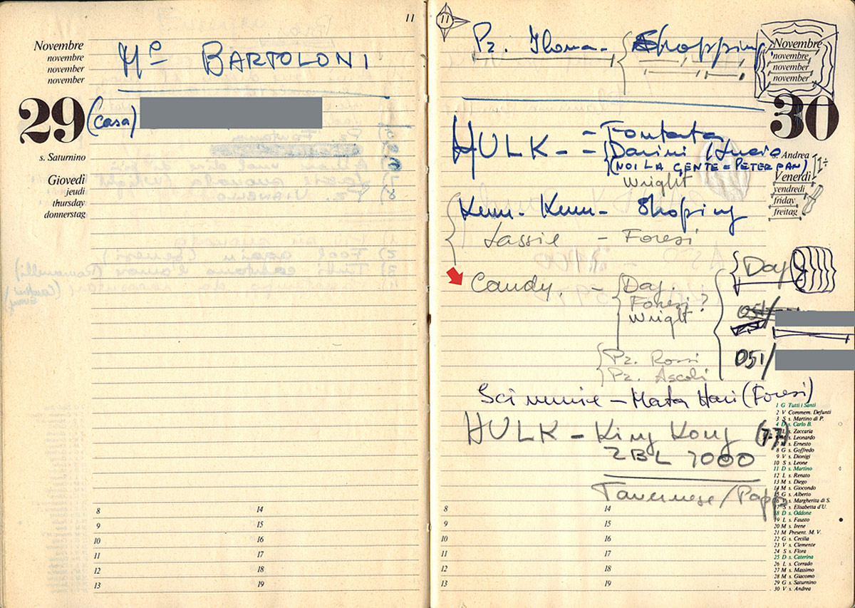 Il 30 novembre 1979 ci sono ancora cinque brani in gara per Candy Candy - Il punto interrogativo sottolinea l’incertezza di Olimpio