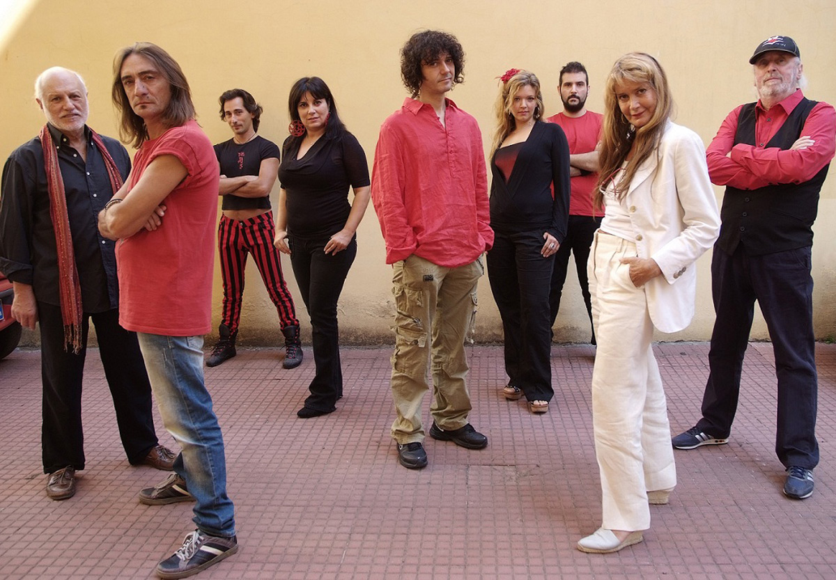 Claudio con i Cartoon Heroes