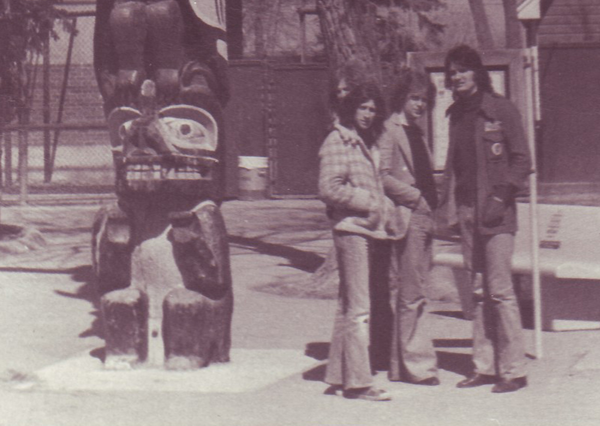 Anni 70 - Con Dougie e Mike in Canada