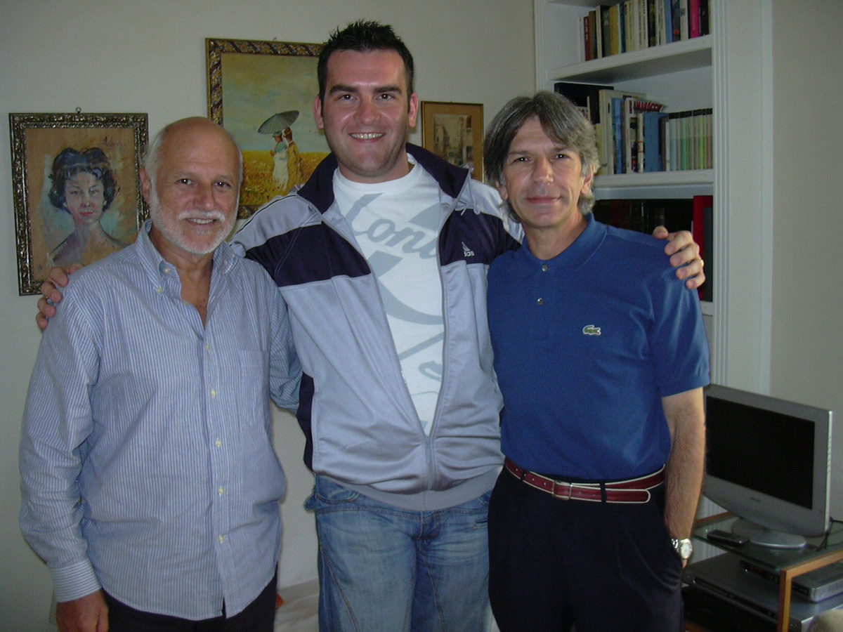 2007 - Con Claudio e Fighi (ideatore del sito Kokuto No Ken.it)