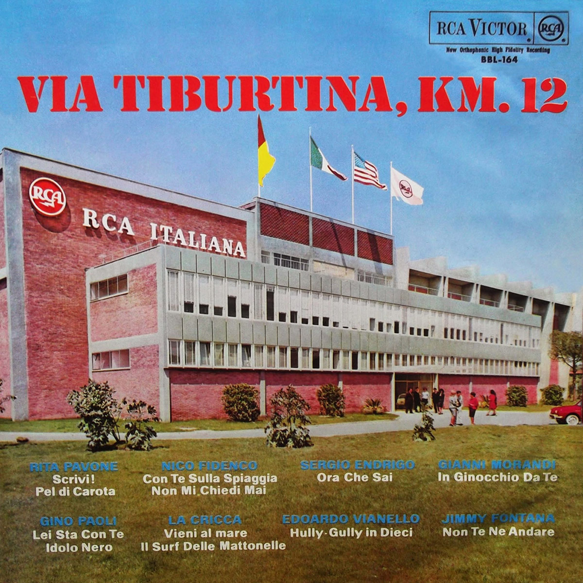 La RCA sulla copertina di un 33 giri degli anni 60